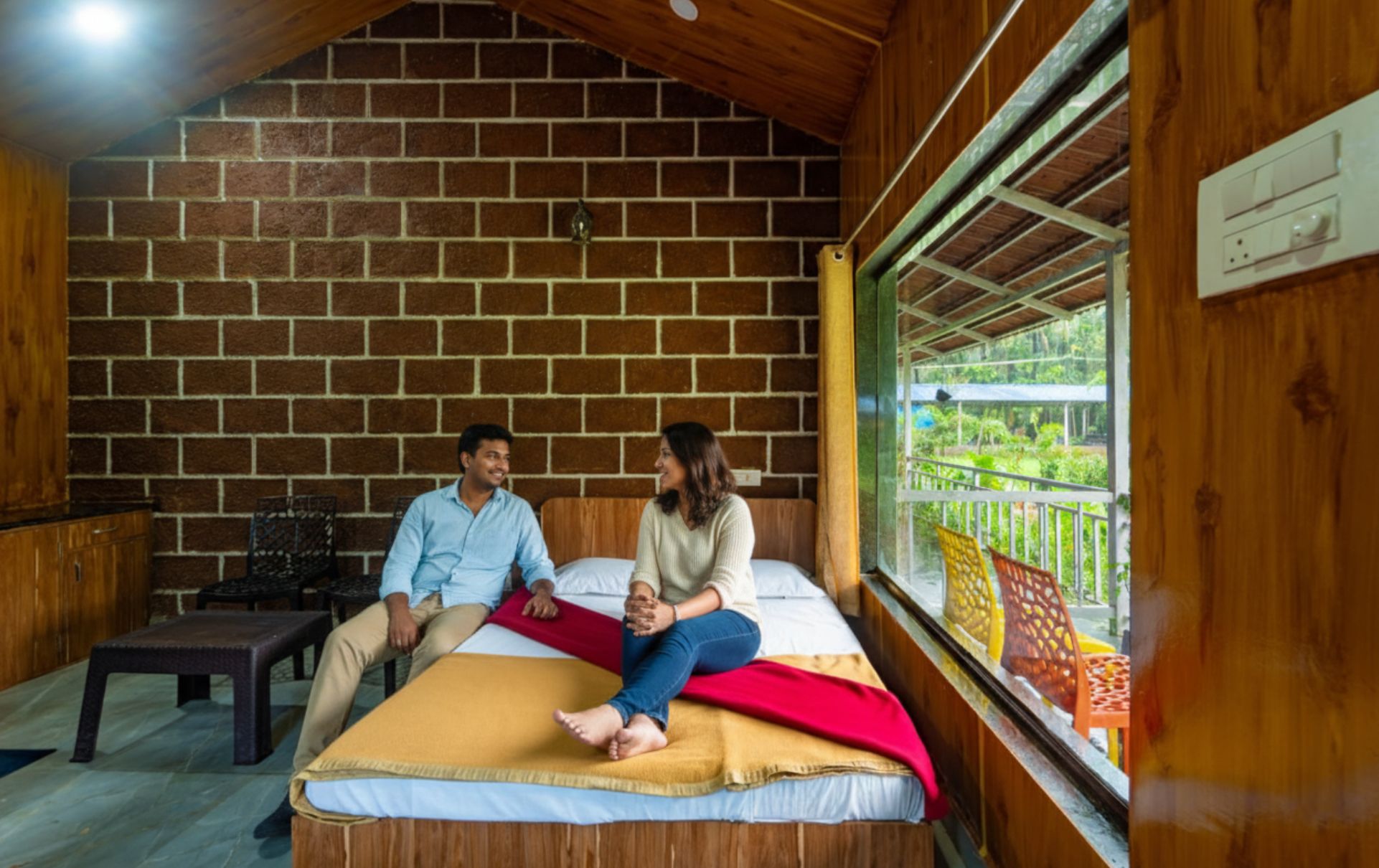 couple room stay at [dandeli stay inn] dandeli